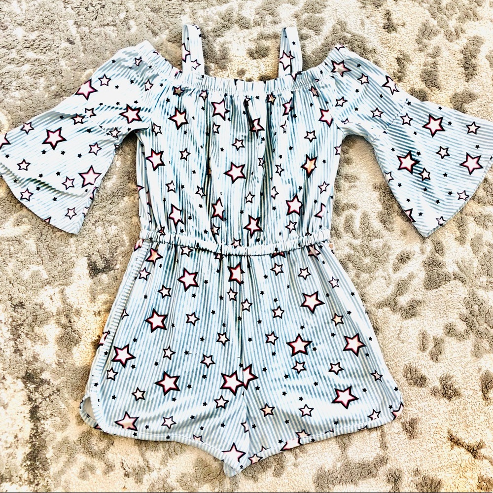 ⭐️ Stars and Stripes Romper